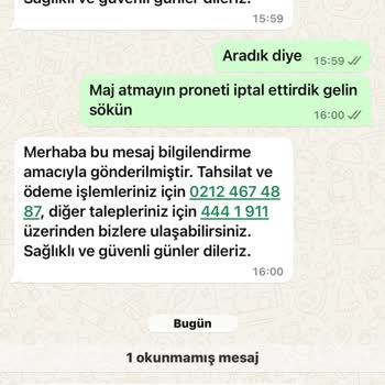 Yanlış Fatura Ve İptal Talebi Sorunu