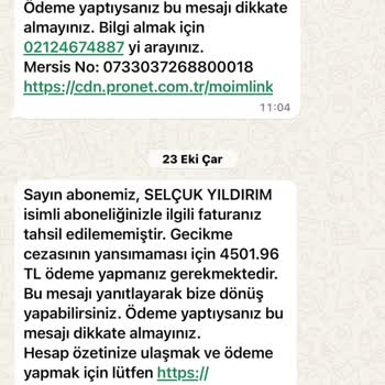Yanlış Fatura Ve İptal Talebi Sorunu