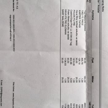 Audi Bakımında İndirim Sorunu Ve Fatura Anlaşmazlığı