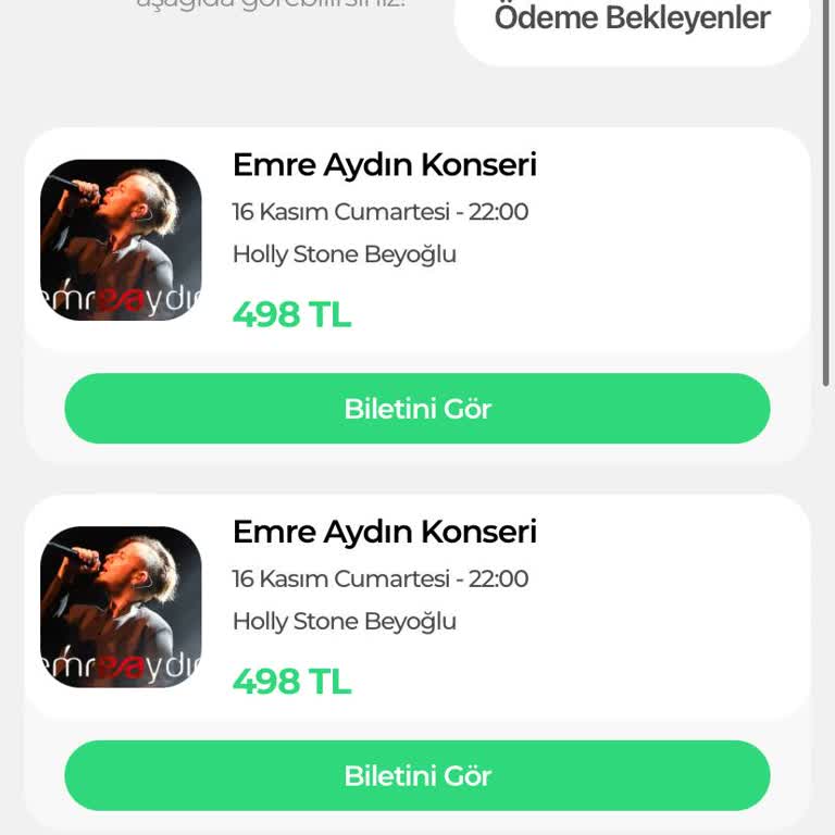 Konser Bileti İadesi Sorunu