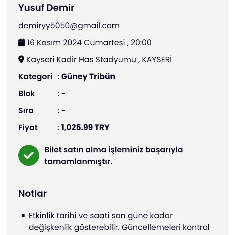 Bilet Aktarılmadı, Mağdurum