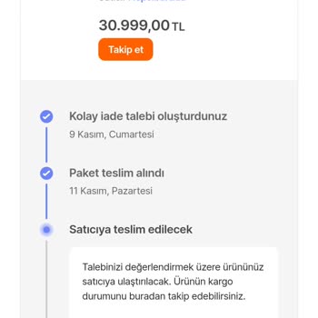 Hepsiburada'da İade Sürecinde Yaşanan Gecikme Sorunu
