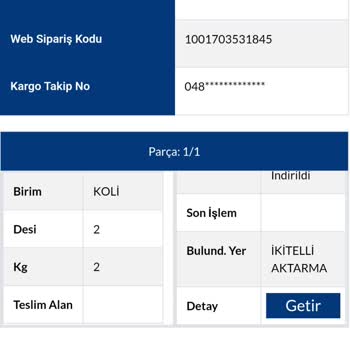 Sürat Kargom Nerede?