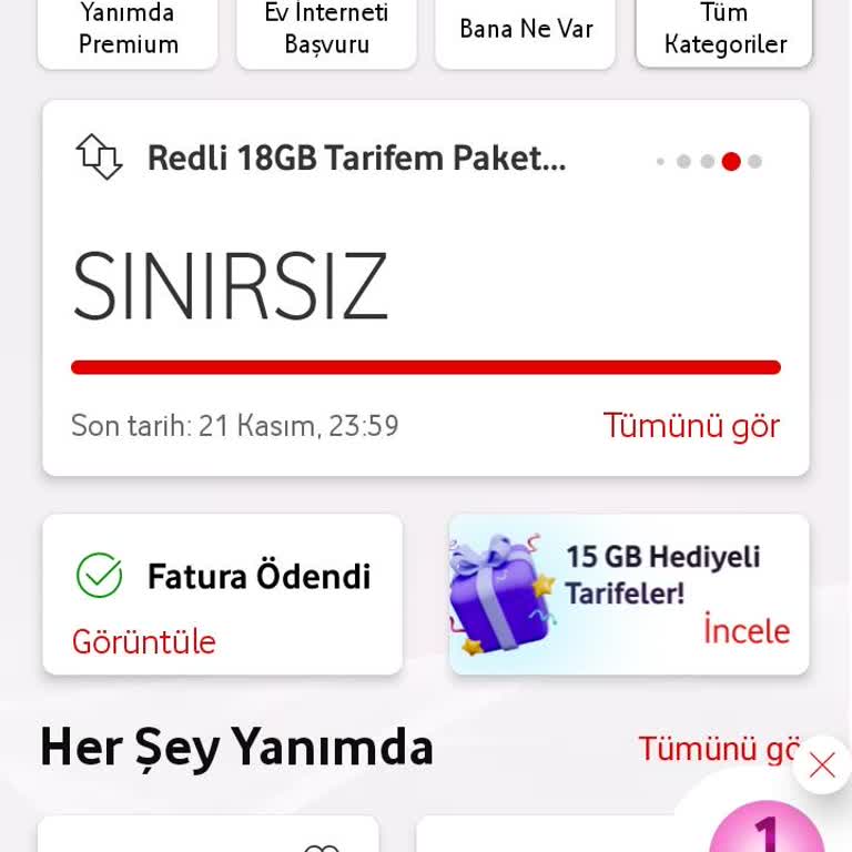 Vodafone Tarifemdeki Sorunlar Ve Ek Ücretler