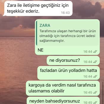 Zara İade Sürecinde Büyük Hayal Kırıklığı