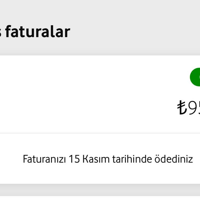 Vodafone Paket Yenilemesinde Yanıltıcı Bilgilendirme Ve Yüksek Fatura Sorunu