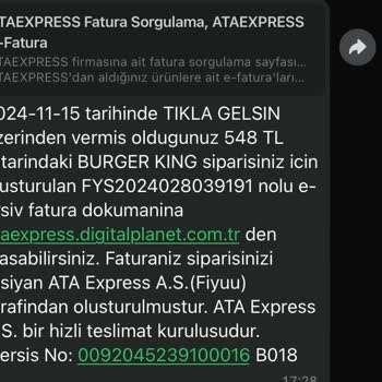 Eksik Gelen Sipariş Ve Yetersiz Destek