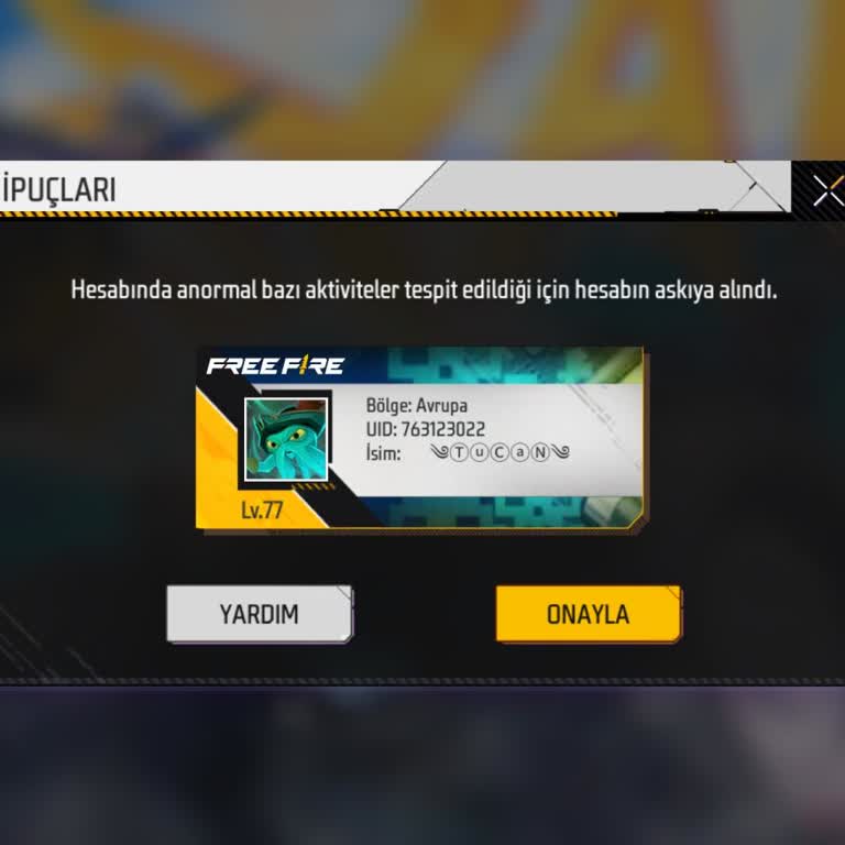 Emeklerimizin Çöpe Gitmesi: Free Fire Hesap Sorunu