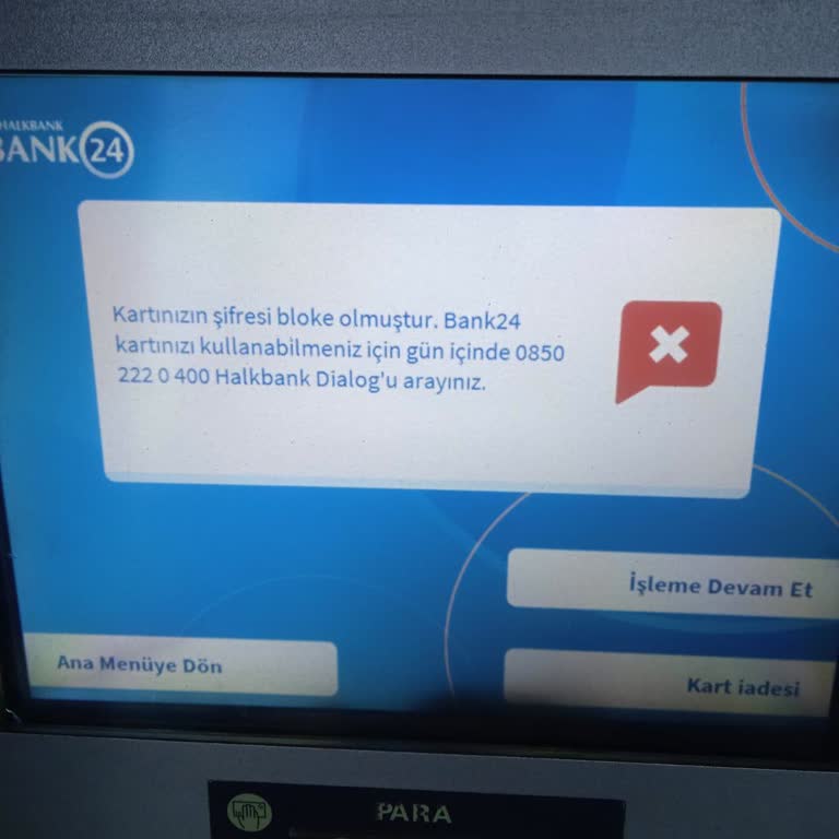 Öğrenci Desteği Çilesi: Kart Şifresi Blokeli