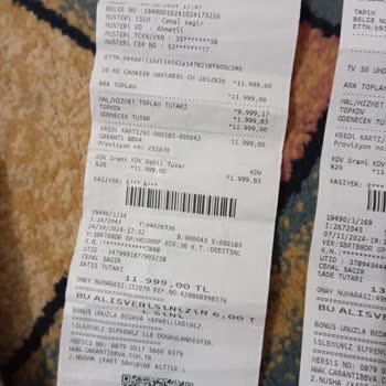 Çamaşır Makinesi Teslimatında Gecikme Ve İade Sorunu