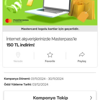 Masterpass Kampanyasında Eksik Puan Yüklemesi Sorunu