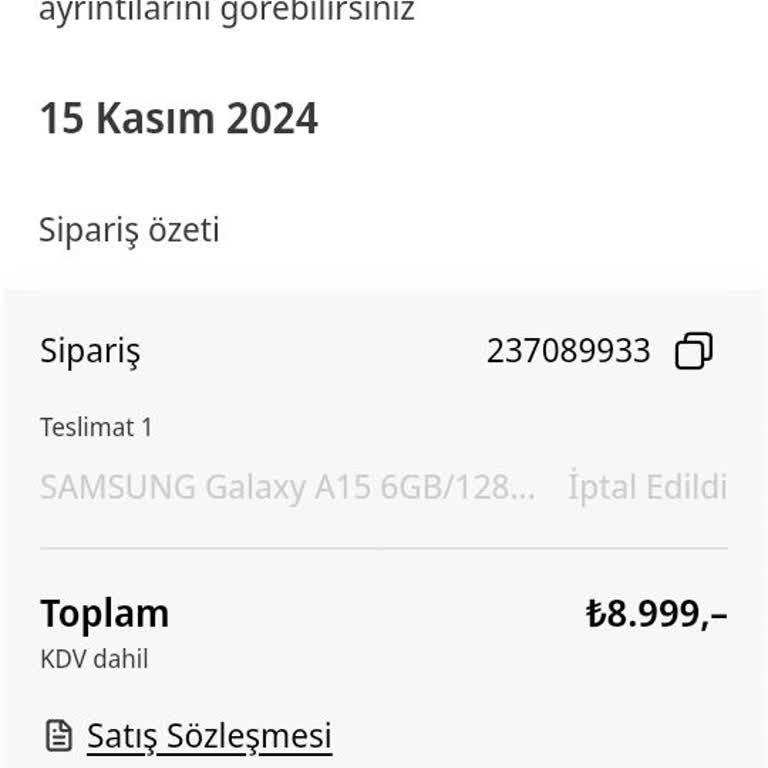 Media Markt Sipariş İptali Ve İletişim Eksikliği