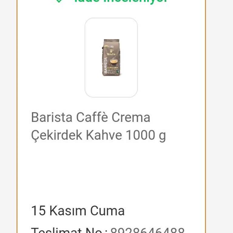 Kayıp Kahve: Teslim Edilmeyen Sipariş Ve Beklenmedik İade Süreci