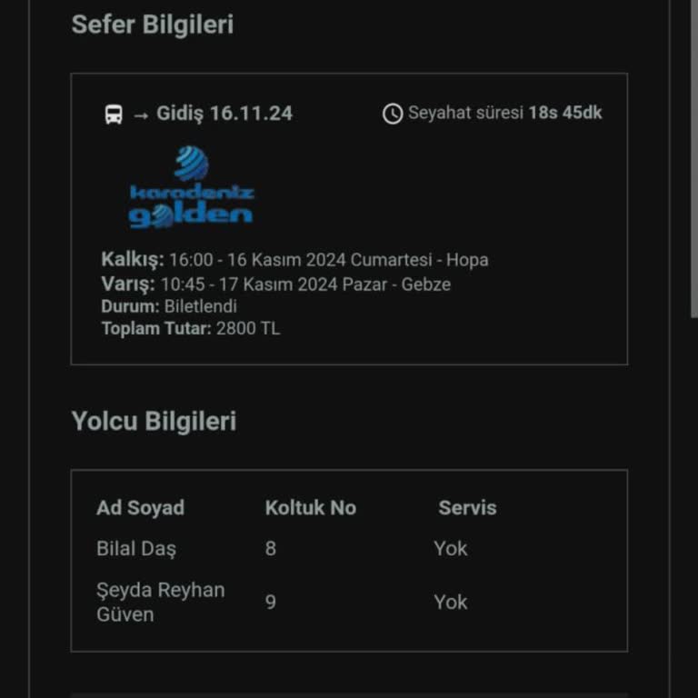 Rize Yolculuğunda İkinci Sınıf Muamele Ve Güvenlik Endişeleri