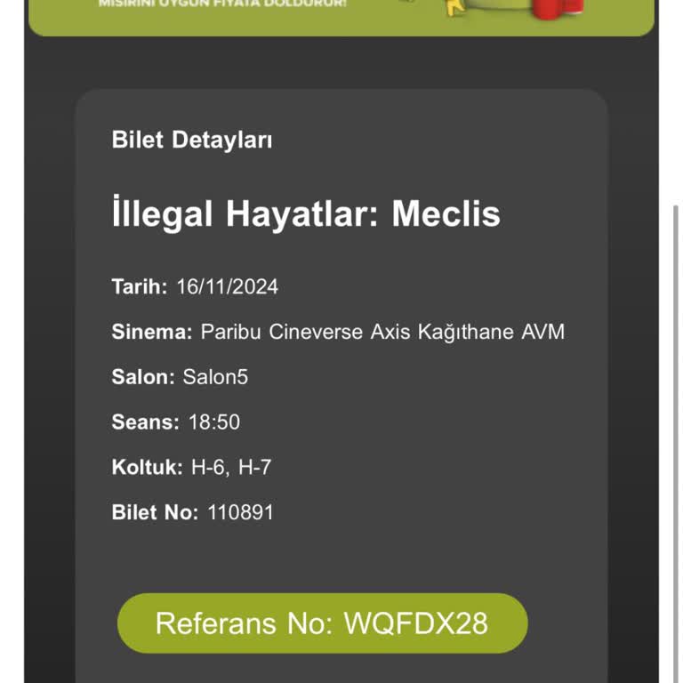 Online Bilet İptalinde Yaşanan Sorun