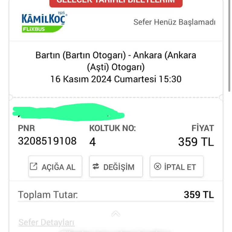 Kamil Koç İle Uzayan Yolculuk Ve İlgisiz Müşteri Hizmetleri