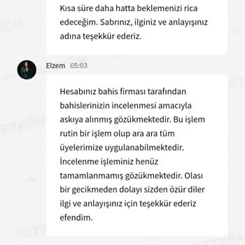 Hesap Askıya Alındı: Çekim Talebim Engellendi