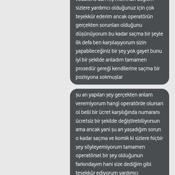 Numara Değişikliği Talebine Vodafone Engeli