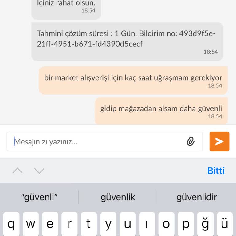 Trendyol Hızlı Market'te Eksik Ürün Ve İade Sorunu