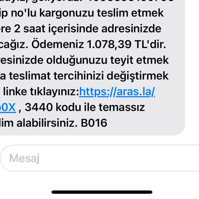 Aras Kargo Antalya Dokuma Şubesi'nin Umursamaz Tavrı Ve Teslimat Sorunu