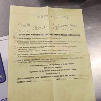 Yanıltıcı Sözleşme Ve Ulaşılmaz Firma