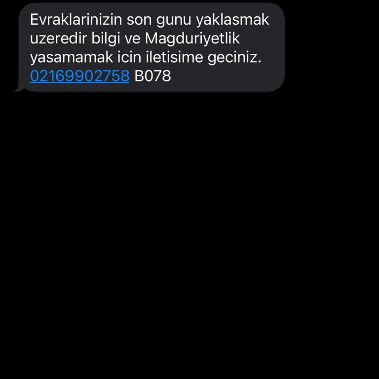 Asılsız Hukuk Bürosu Mesajlarıyla Mağduriyet