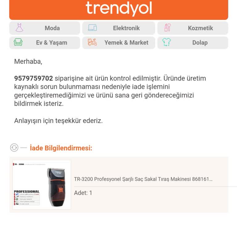 Kör Bıçaklı Tıraş Makinesi Hayal Kırıklığı