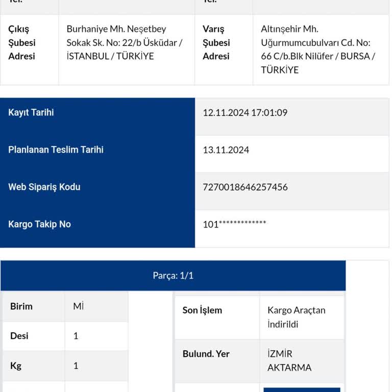 Sürat Kargo'nun Yanlış Aktarmaları Ve Geciken Teslimat
