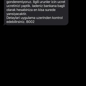 Trendyol GO'da Yanlış Sipariş Ve Yetersiz Müşteri Hizmeti