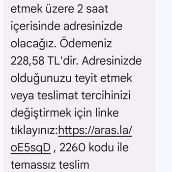Aras Kargo Teslimat Sorunu: Adres Dağıtım Alanı Dışında Yanıltmacası