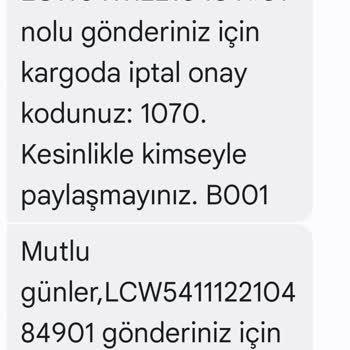 Geç Teslimat Ve İade Sorunu