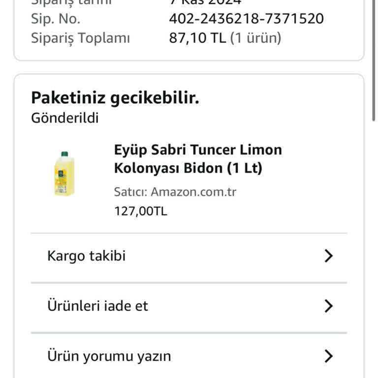 Amazon Şikayeti