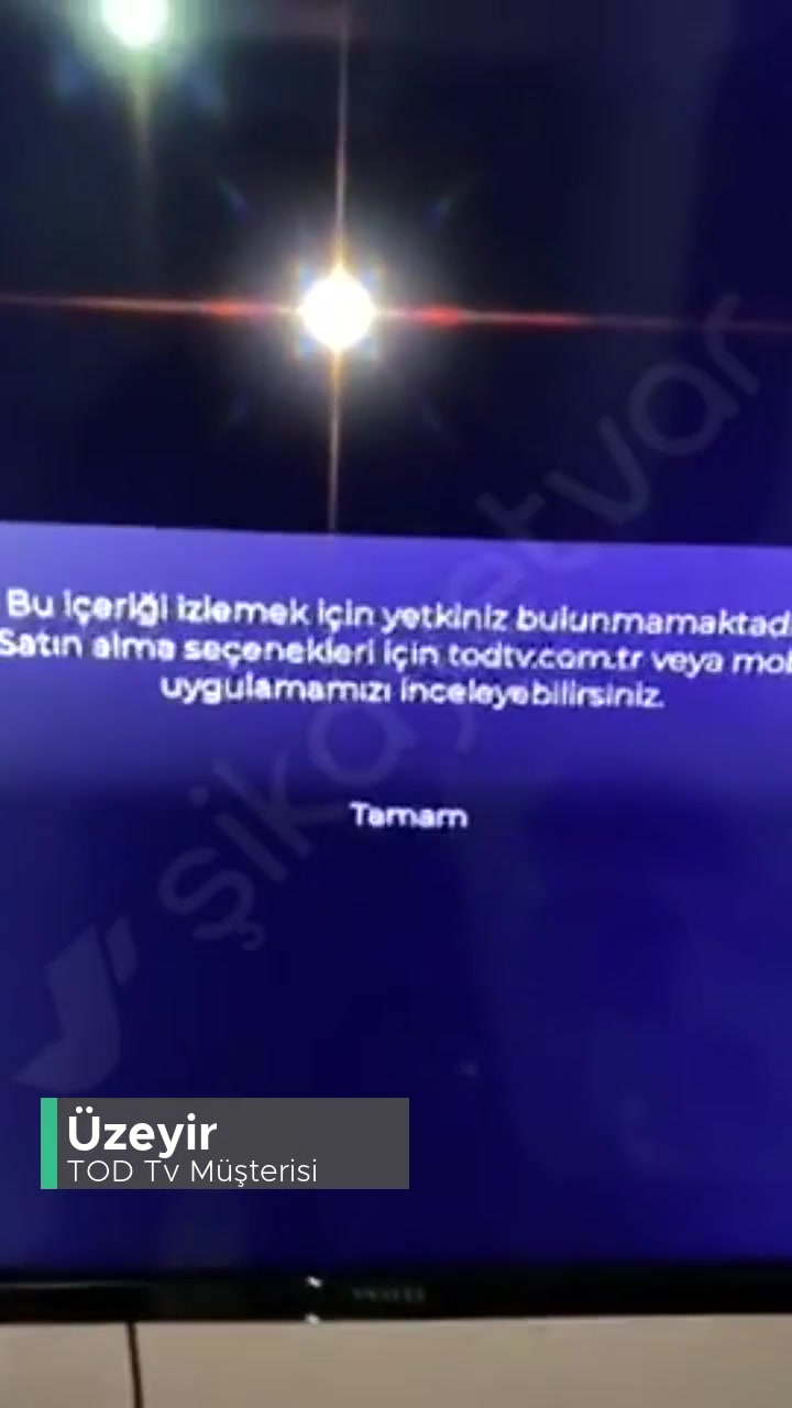 Tod TV Uygulama Su Üzerinden Giremiyorum videonun kapak resmi