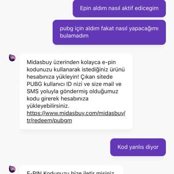 Epin Alışverişinde Destek Eksikliği