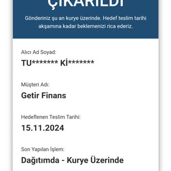 AGT Kurye İle Yaşanan Sorumsuzluk Ve İletişim Problemleri