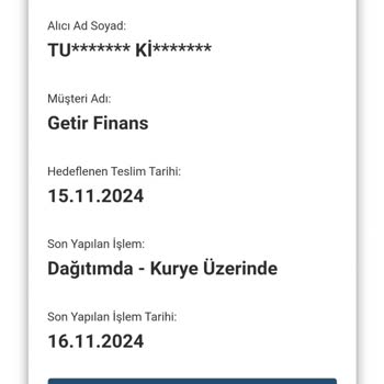 AGT Kurye İle Yaşanan Sorumsuzluk Ve İletişim Problemleri