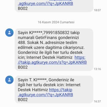 AGT Kurye İle Yaşanan Sorumsuzluk Ve İletişim Problemleri