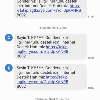 AGT Kurye İle Yaşanan Sorumsuzluk Ve İletişim Problemleri