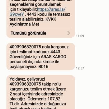 Aras Kargo'nun Teslimat Ve İletişim Eksiklikleriyle Haksızlık İddiası