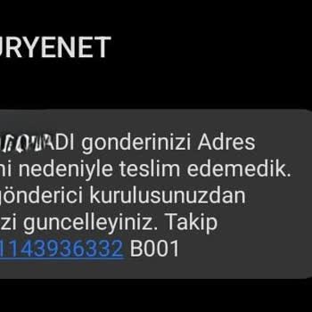 Kuryenet'in Adres Bahaneleriyle Kargo Teslim Etmemesi