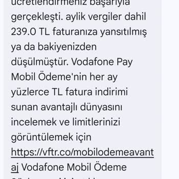 Vodafone'dan Onaysız Ücretlendirme Mağduriyeti