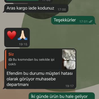 Kalitesiz Ürün Ve Yetersiz Müşteri Hizmeti