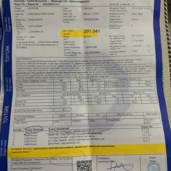 Tüvtürk İstasyonunda Sis Lambası Renk Karmaşası Ve Ekstra Ücret