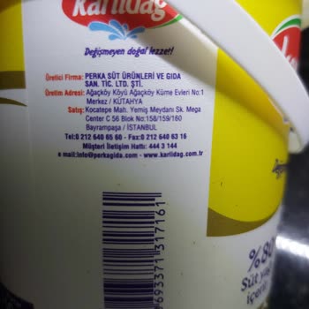 Karlıdağ Tereyağı'ndaki Kötü Koku Ve Hayal Kırıklığı