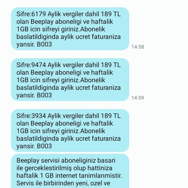Vodafone'da İstem Dışı Abonelik Ve Fatura Şoku