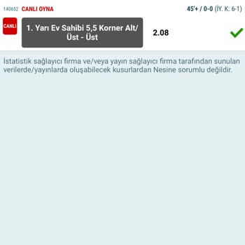 Nesine'de Kupon Kabul Edilmeme Sorunu