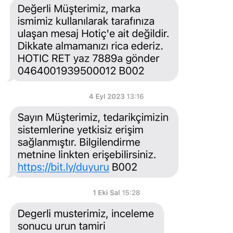 Hotiç'ten Aldığım Çantaların Tamir Sürecinde Yaşanan Sorunlar