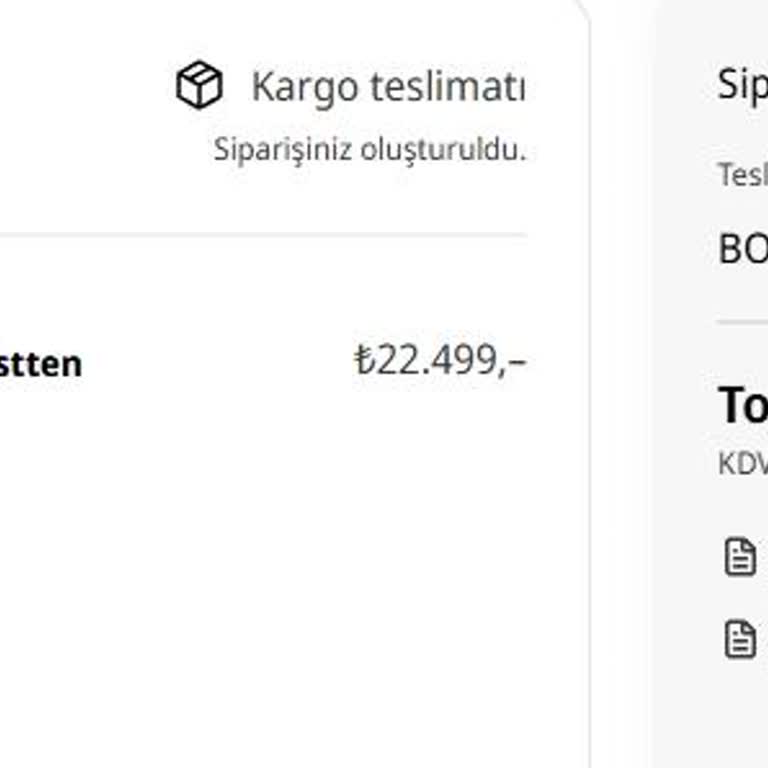 Teslim Edilmeyen Sipariş Ve Yanıltıcı Bilgilendirme