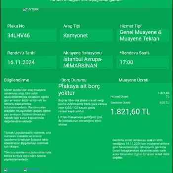 Tüvtürk Muayene İstasyonunda El Freni Sorunu Ve Müşteri Hizmetleri Eksikliği