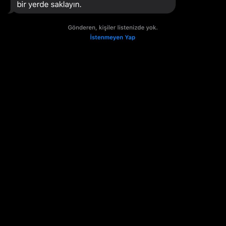 Yanlışlıkla Gelen Mesaj Ve Gizlilik İhlali